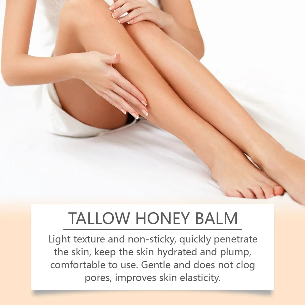 Beef Tallow Honey Cream Brightening Fade Dark Spots Remove Melanin Firming Non-Greasy Lasting Moisturizing Soothing Body Lotion