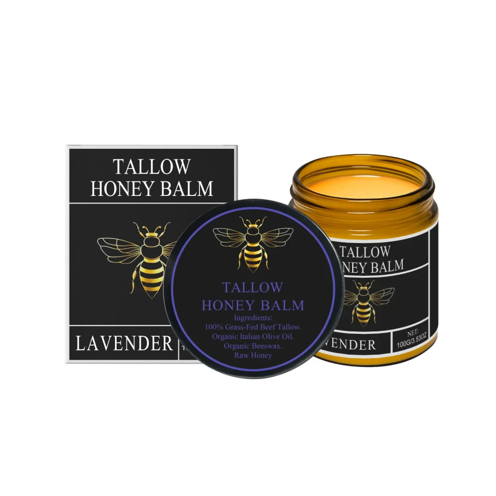 Beef Tallow Honey Cream Brightening Fade Dark Spots Remove Melanin Firming Non-Greasy Lasting Moisturizing Soothing Body Lotion