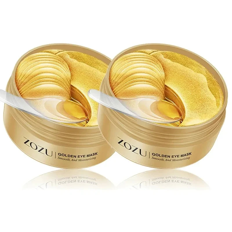 60/120 Pieces Eye Mask Avocado Gold Moisturize Firming Improve Eye Bags Eye Patches Anti Wrinkle Eye Patches for Dark Circles